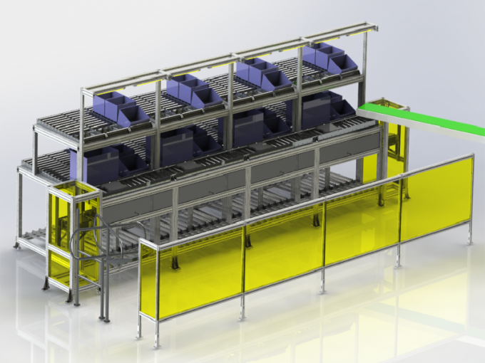 工装板自回流线体-大